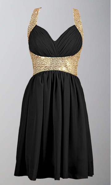 Short black prom dresses cheap uk